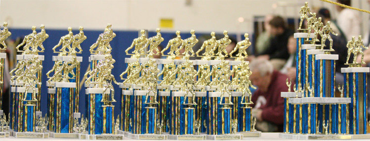 Trophy's for Individual and Team Placefinsher