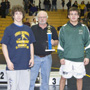 Outstanding Wrestler Award (Lower Weights) - Anthony Orefice (Lockport) and Outstanding Wrestler Award (Upper Weights) - Nick Kelley (Shenendehowa)